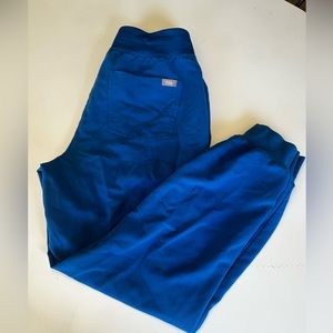 Lightly worn Size medium petite Royal blue figs joggers.